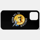 Dogecoin an den Mond Funny CryptoCurrency Meme Case-Mate iPhone Hülle (Rückseite (Horizontal))