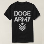 Dogecoin Army Crypto Trader Miner Bull Market Funn T-Shirt (Design vorne)