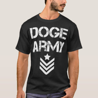 Dogecoin Army Crypto Trader Miner Bull Market Funn T-Shirt