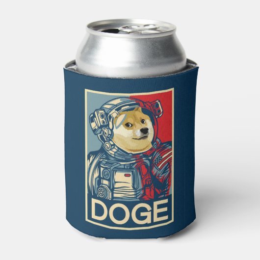 Dogecoin Astronaut Doge To The Moon Crypto Funny Dosenkühler (Kanne Vorderseite)