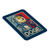 Dogecoin Astronaut dotiert zum Mondkrypto Magnet (Rechte Seite)