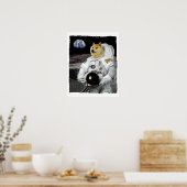 Dogecoin-Astronaut Poster (Küche)