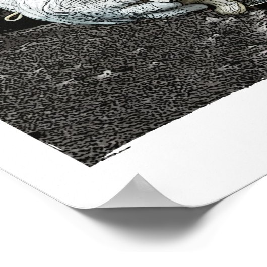 Dogecoin-Astronaut Poster (Ecke)