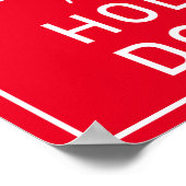 Dogecoin Behielt Ruhe und Hodl Doge Krypto Funny Poster (Ecke)