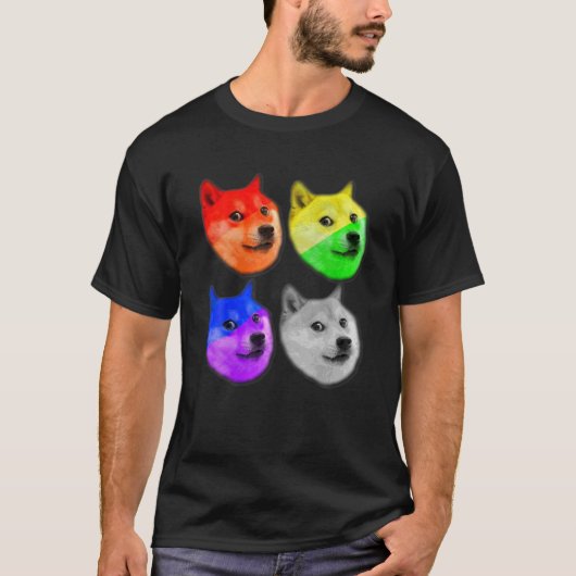 Dogecoin Doge Crypto Top Meme Funny LGBT Flag LGBT (Vorderseite)