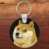 Dogecoin Doge Day to Moon Stock Market Crypto Schlüsselanhänger (Vorderseite)