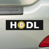Dogecoin (DOGE) HODL Autoaufkleber (Auf Auto)