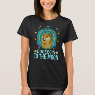 Dogecoin Doge Hodl to Moon Crypto Meme Dogecoi T-Shirt