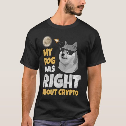 Dogecoin Dogecoin Dosierung Krypto Männer Frauen T-Shirt (Vorderseite)