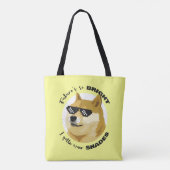 Dogecoin Future Sonnenbrille Börse Crypto Tasche (Rückseite)