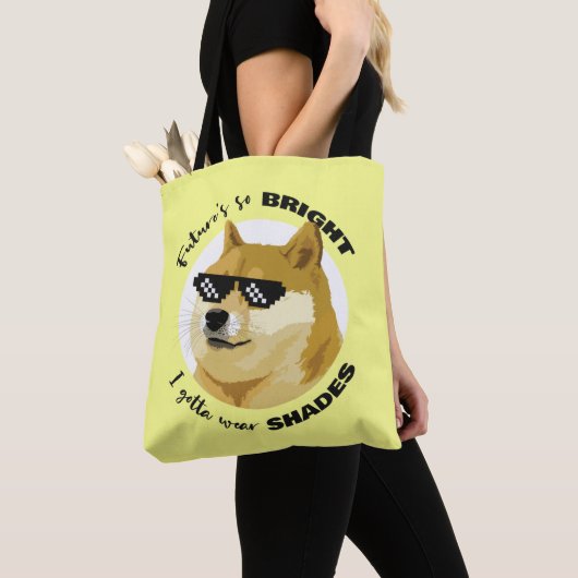 Dogecoin Future Sonnenbrille Börse Crypto Tasche (Von Nahem)
