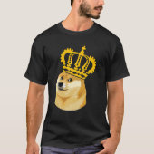 Dogecoin-Geschenke, Doge Meme Muschel T-Shirt (Vorderseite)