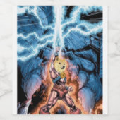 DogeCoin He-Man Masters of the Universe Wine Weinetikett (Einzelnes Label)