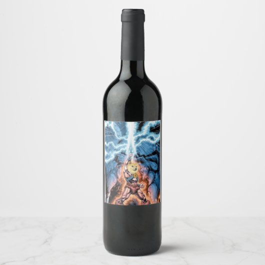 DogeCoin He-Man Masters of the Universe Wine Weinetikett (Vorderseite)