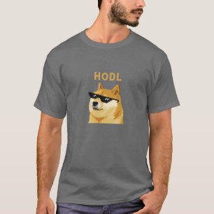 Dogecoin HODL Kryptowährung T-Shirt
