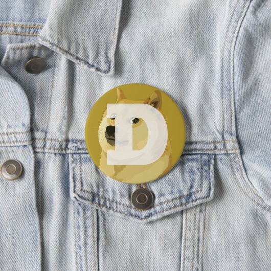 Dogecoin Knopf Button (Beispiel)