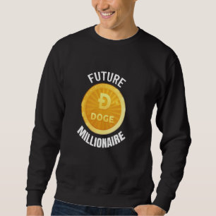 Dogecoin-Krypto, Dogenmünzenhalter zur Mondmeile Sweatshirt
