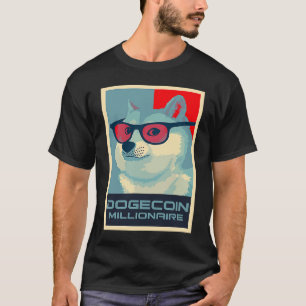 DOGECOIN Millionaire HODL Krypto SHIB Token an die T-Shirt