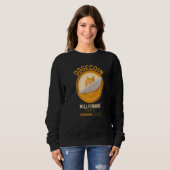 Dogecoin Millionaire Loading Crypto Cryptocurrency Sweatshirt (Vorne ganz)
