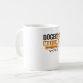 Dogecoin Millionaire Loading Krypto Funny Kaffeetasse (Vorderseite Links)