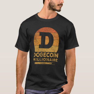 Dogecoin Millionär Vintag für Dogecoin Miner T-Shirt
