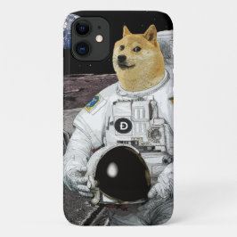 Dogecoin-Münze zum Mondastronauten Case-Mate iPhone Hülle