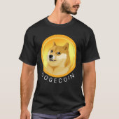 Dogecoin T-Shirt Funny Dog Meme Coin Crypto Währun (Vorderseite)