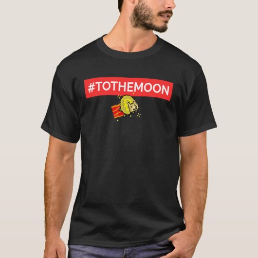 Dogecoin To The Moon T-Shirt (Vorderseite)