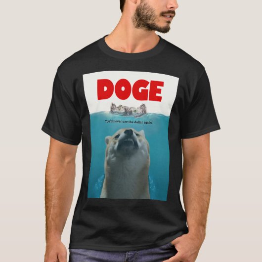 Dogecoin Yolo von Elon Musk Tweetete auf Doge Clas T-Shirt (Vorderseite)