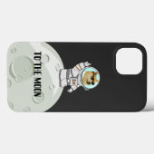 Dogecoin zum Mond Case-Mate iPhone Hülle (Rückseite (Horizontal))