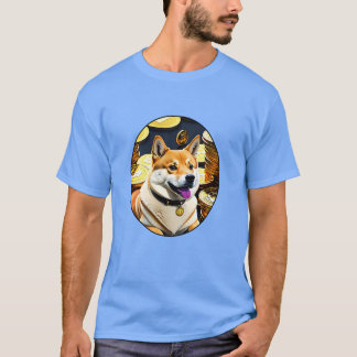 Dogecoin zum Mond T-Shirt