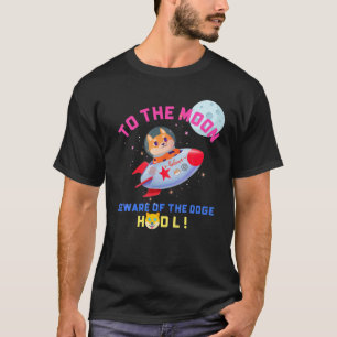 Dogecoin zum T-Shirt des Mondes, Coole Dogenmünze