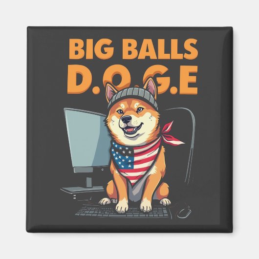 Dogenabteilung Regierungseffizienz Magnet (Vorne)