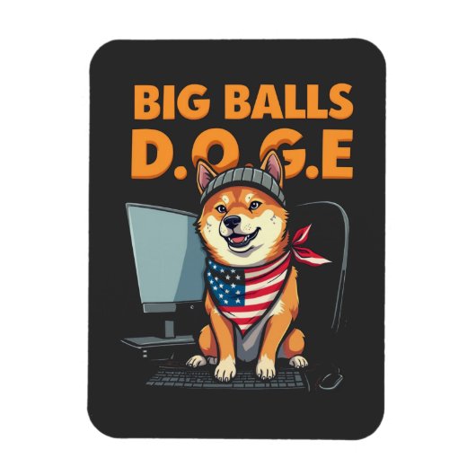 Dogenabteilung Regierungseffizienz Magnet (Vertikal)