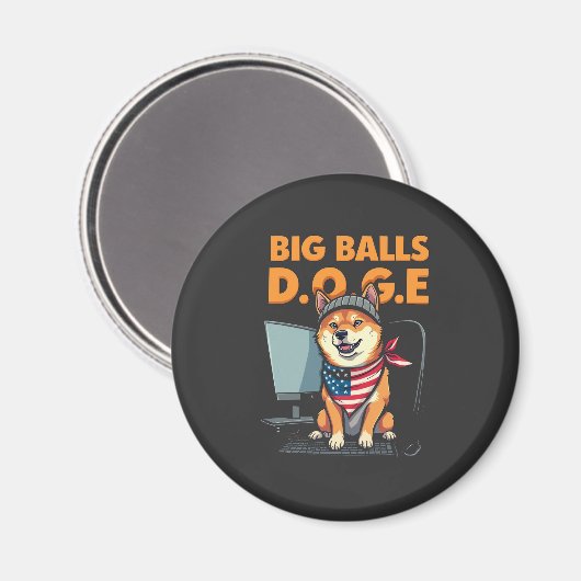 Dogenabteilung Regierungseffizienz Magnet (Vorderseite/Rückseite)