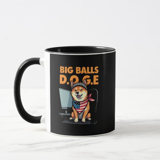 Dogenabteilung Regierungseffizienz Tasse (Links)