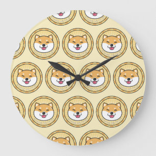 Dogenmünze: Hintergrund der Krypto-Währung Große Wanduhr