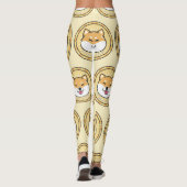 Dogenmünze: Hintergrund der Krypto-Währung Leggings (Rückseite)