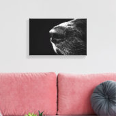 Dogennose ummantelte Canvas Leinwanddruck (Insitu (Wohnzimmer))