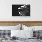 Dogennose ummantelte Canvas Leinwanddruck (Insitu (Schlafzimmer))