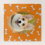 Dogenrahmen für Knochenmuster drucken Puzzle (Horizontal)