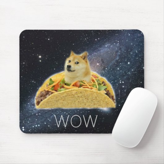 Dogeraum Taco meme Mousepad (Mit Mouse)