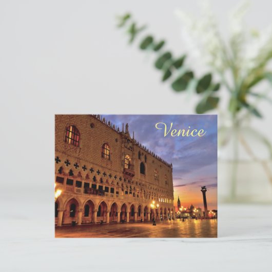 Doge's Palace in Venedig Postkarte (Stehend Vorderseite)
