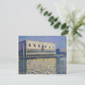 Doges Palace (Le Palais Ducal) Claude Monet Postkarte (Stehend Vorderseite)