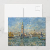 Doge's Palace, Venedig - Pierre-Auguste Renoir Postkarte (Vorne/Hinten)