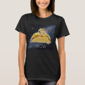 Dogewow Tacos in Raum memes mit Sterne #Dogright T-Shirt (Vorderseite)