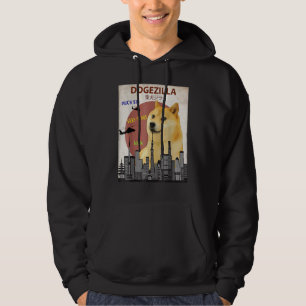 Dogezilla T- Funny Doge Memes Shiba Inu Dog Hoodie