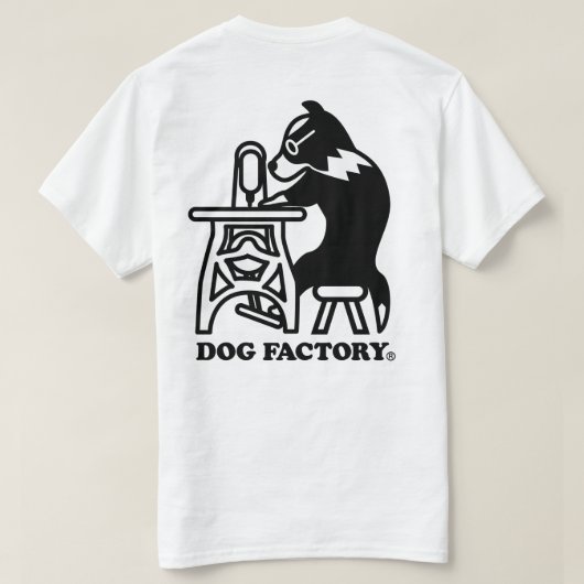DOGFACTORYロゴTシャツ(バックプリント) T-Shirt (Design Rückseite)
