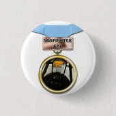 Dogfighter As-Medaillenknopf Button (Vorderseite)
