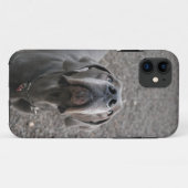 Dogge am Ohr Case-Mate iPhone Hülle (Rückseite (Horizontal))